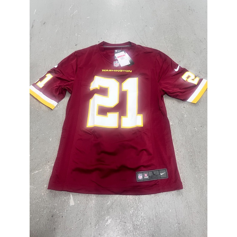 Nike Washington Commander Jersey Men Large Burgundy #21 Sean Taylor Football NWT